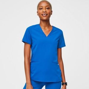 Figs Casma Three-Pocket Scrub Top Medium